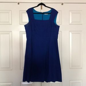 Calvin Klein dress with pockets. Royal/dark blue